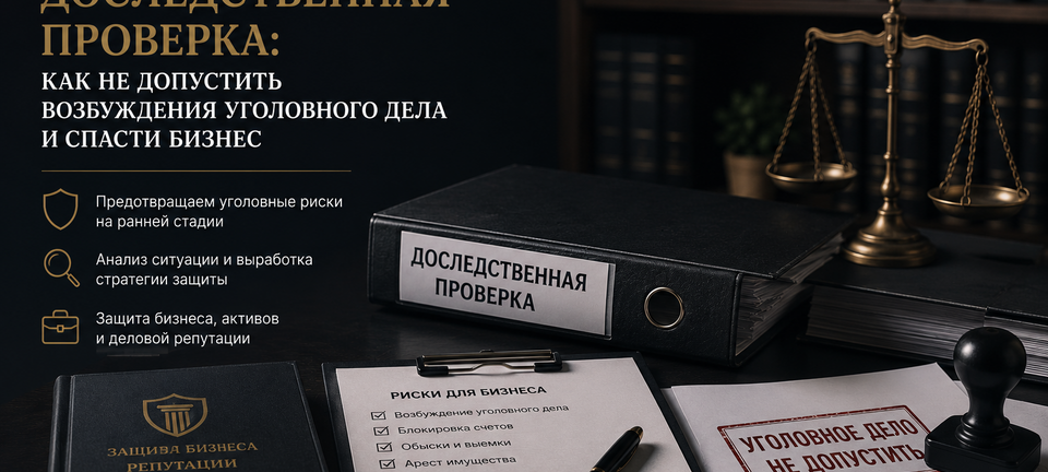 Доследственная проверка: как защититься