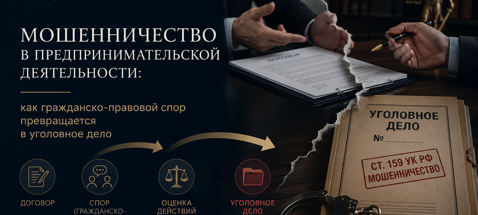 Мошенничество в предпринимательстве