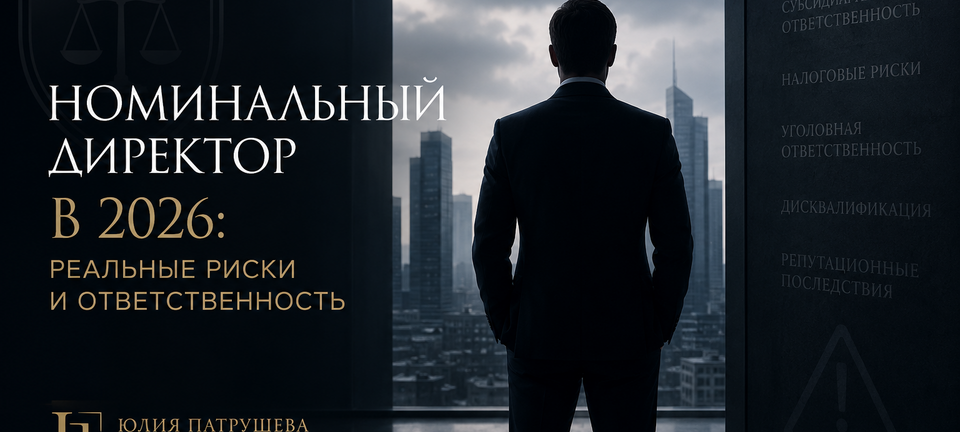 Номинальный директор: риски