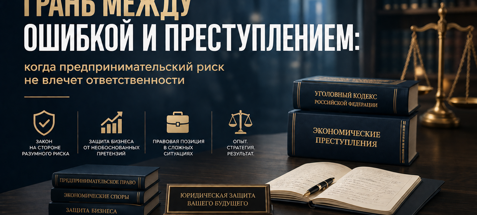 Предпринимательский риск и преступление