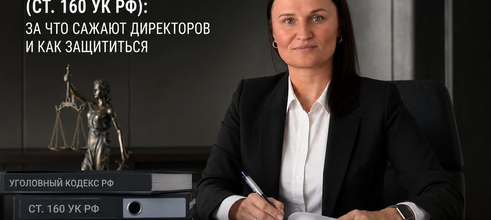 Присвоение или растрата (ст. 160 УК РФ)