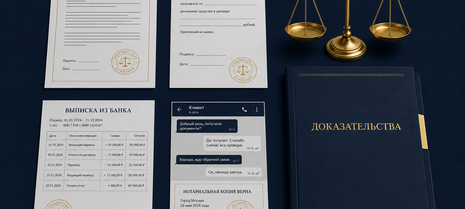 Как правильно собрать доказательства