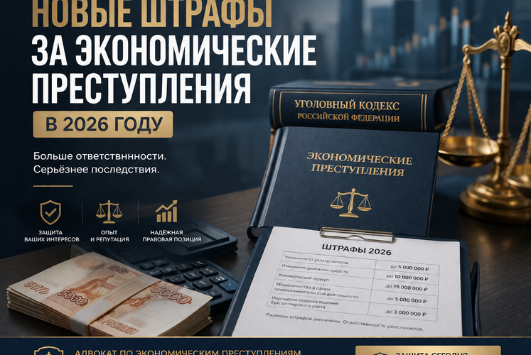 Штрафы за экономические преступления
