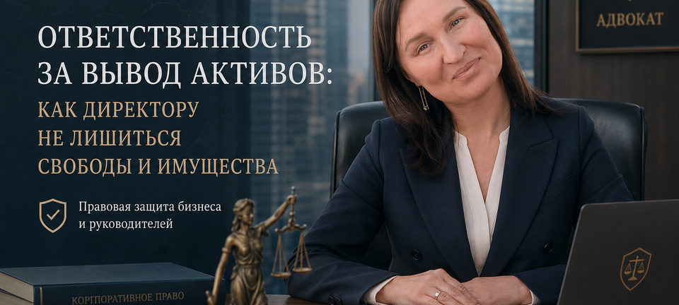 Вывод активов: ответственность директора